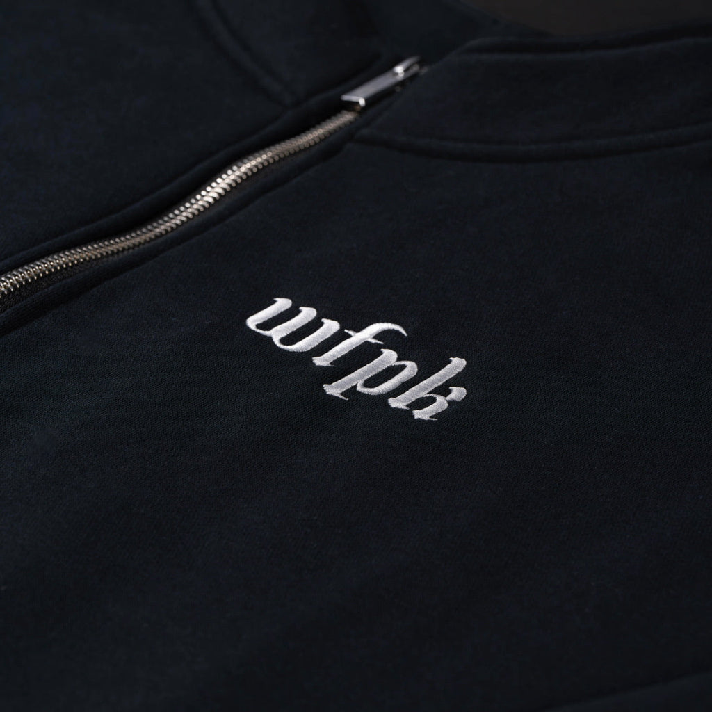 Gothic Black Quarter Zip (SALE)