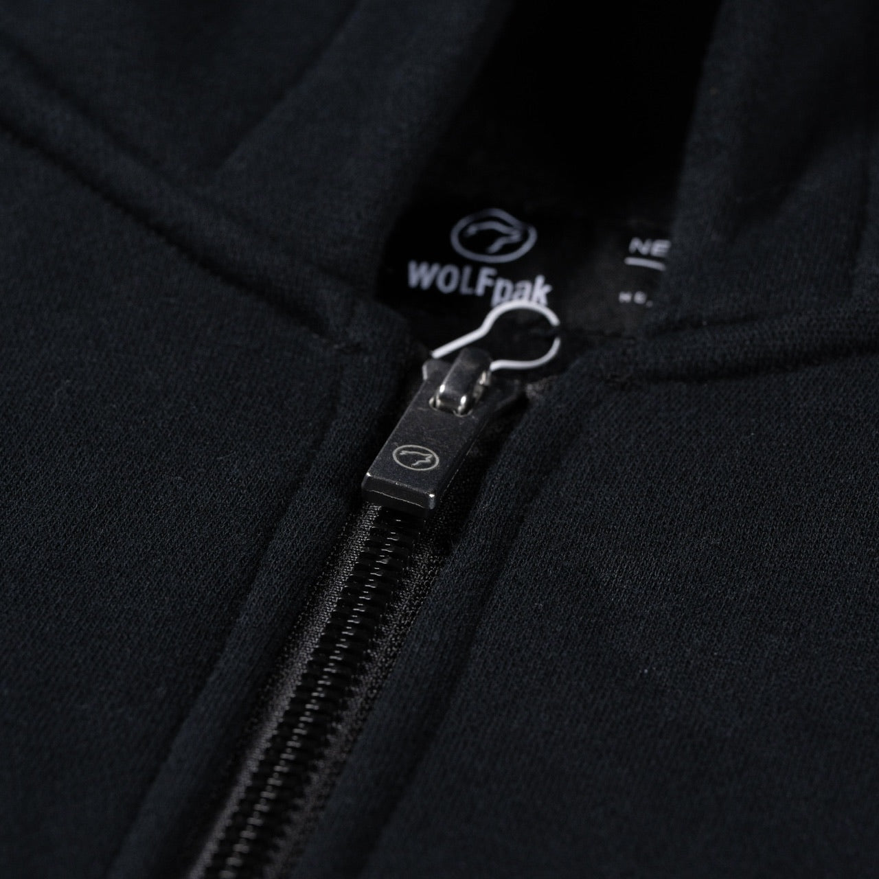 Gothic Black Full Zip Hoodie (SALE)