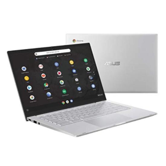 ASUS 14" Chromebook - Intel Core M3-8100Y - 8GB - 64GB eMMC - Silver C425TA-M364