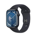 Apple Watch Series 9 (GPS) 45mm Midnight Case with Midnight Sport Band - M/L - MR9A3LW/A