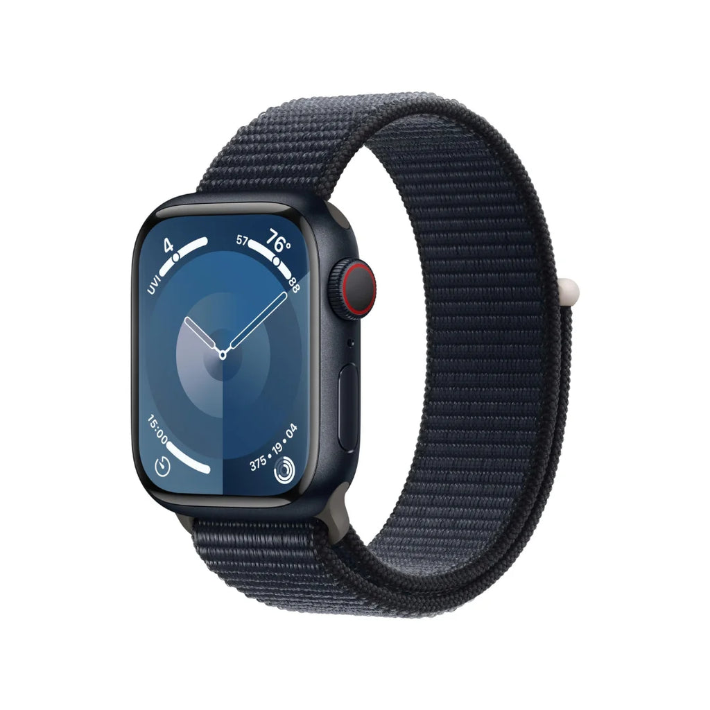 Apple Watch Series 9 (GPS + Cellular) ? 41mm Midnight Aluminum Case with Midnight Sport Loop ? One Size ? MRHU3LW/A