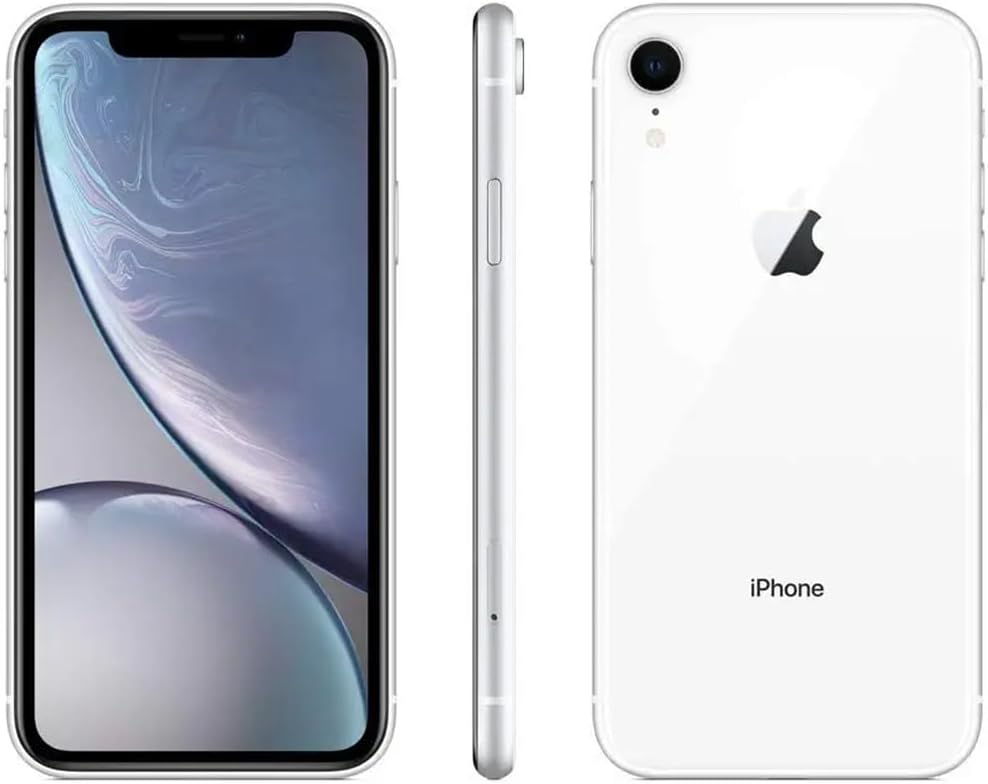 AT&T - Apple iPhone XR, US Version, 64GB, White - MT3L2LL/A