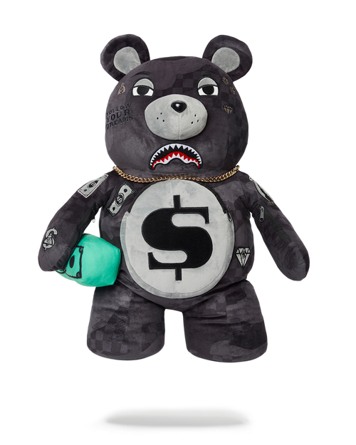 3AM NEVER SLEEP MONEYBEAR TEDDYBEAR BACKPACK