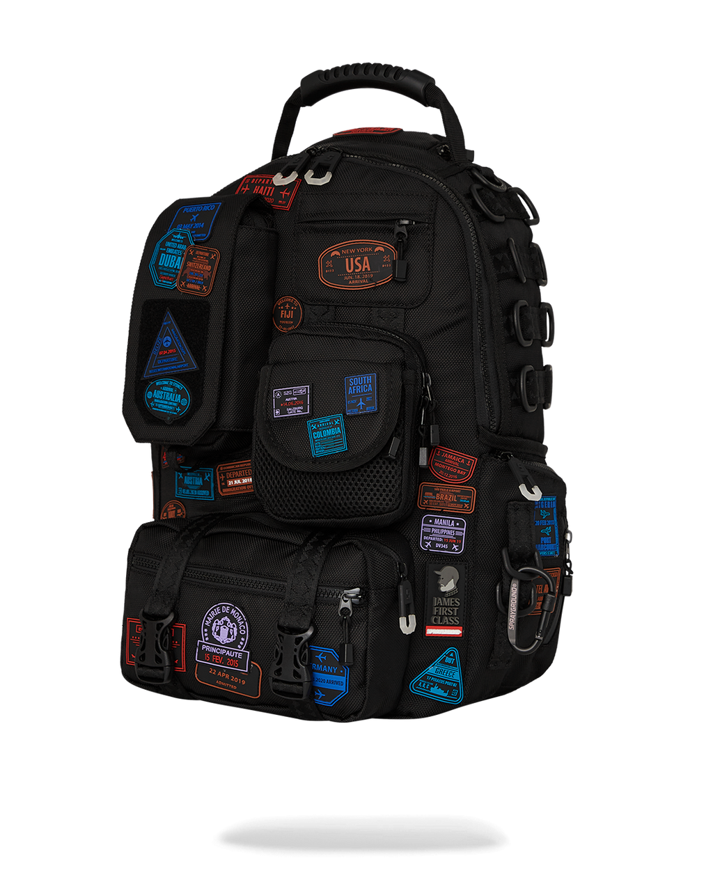 JAMES FIRST CLASS I GOT THESE STAMPS BACKPACK