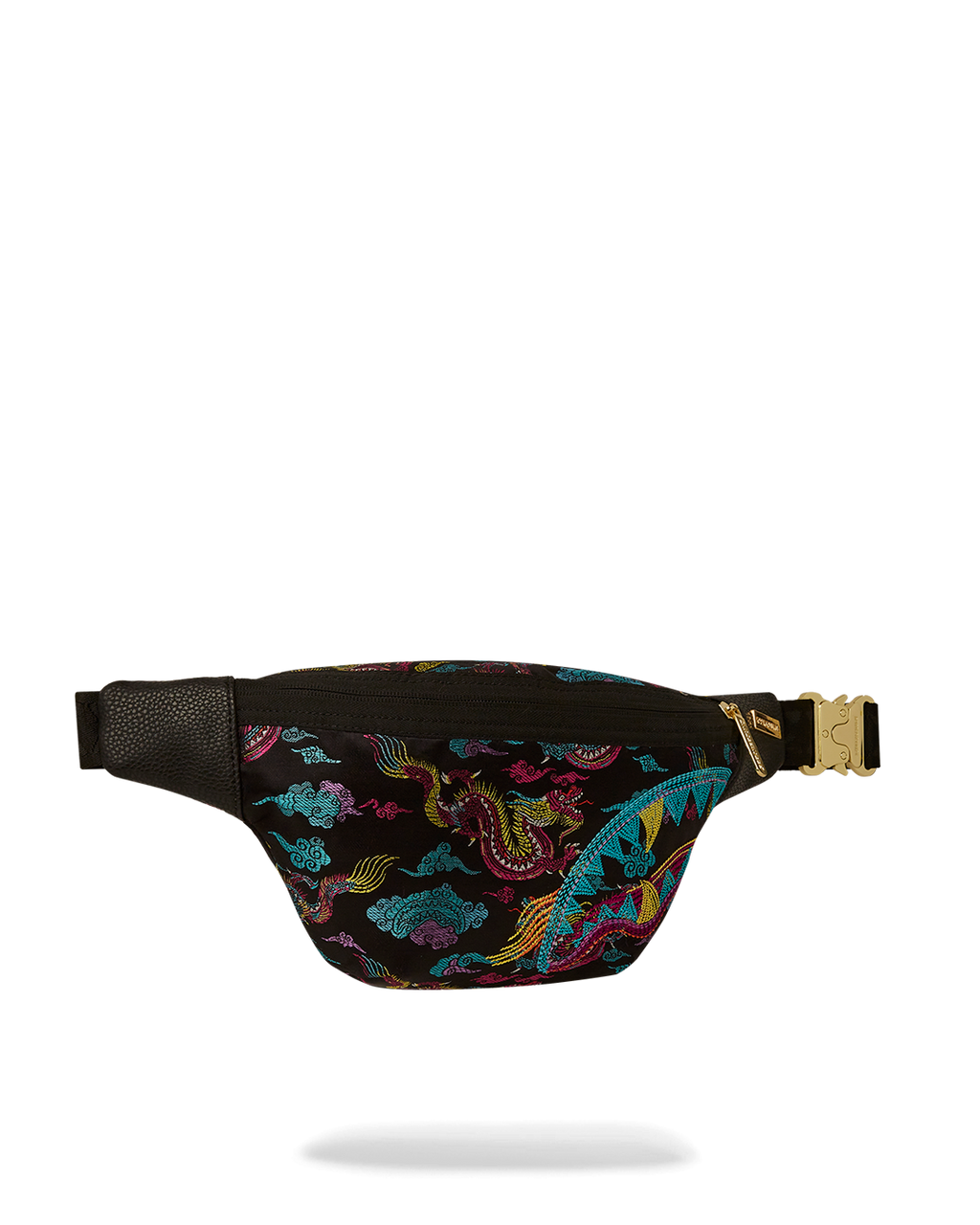 EMBROIDERED DRAGONS SAVVY CROSSBODY