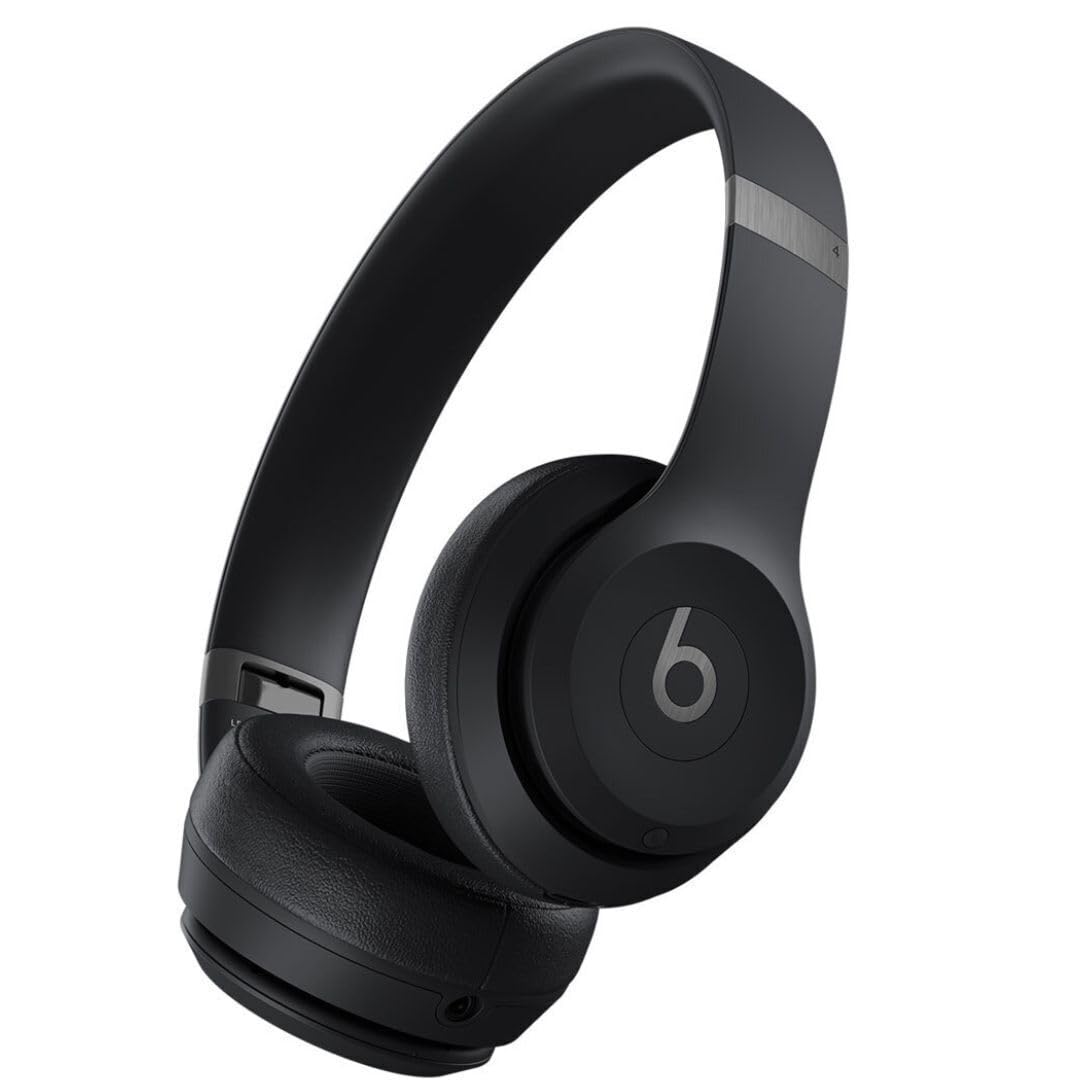 Beats Solo 4 ? On-Ear Wireless Headphones ? Matte Black ? MUW23LL/A