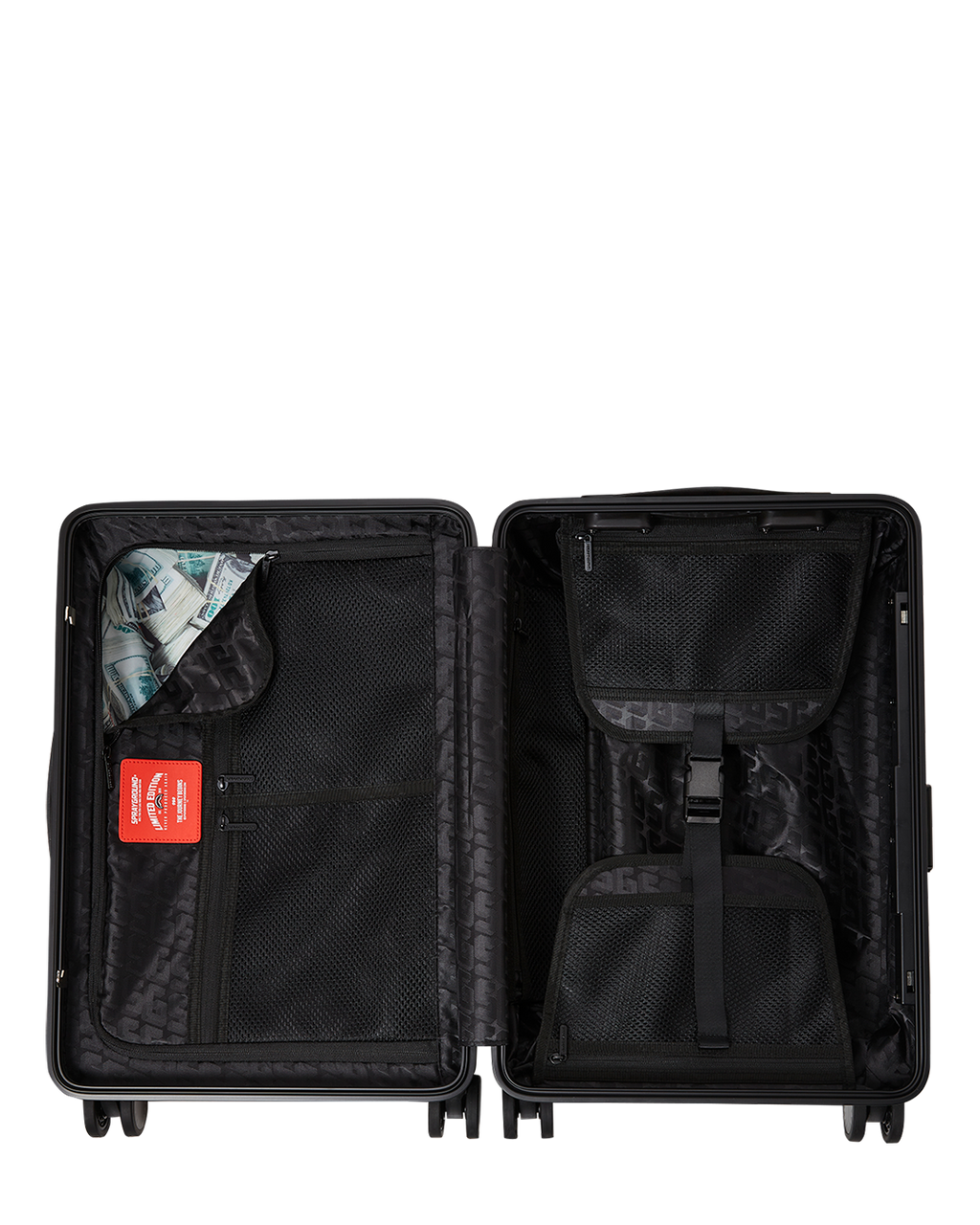 GLOBAL MOGUL UNLIMITED MILES SHARKNAUTICS HARDSHELL CARRY-ON LUGGAGE