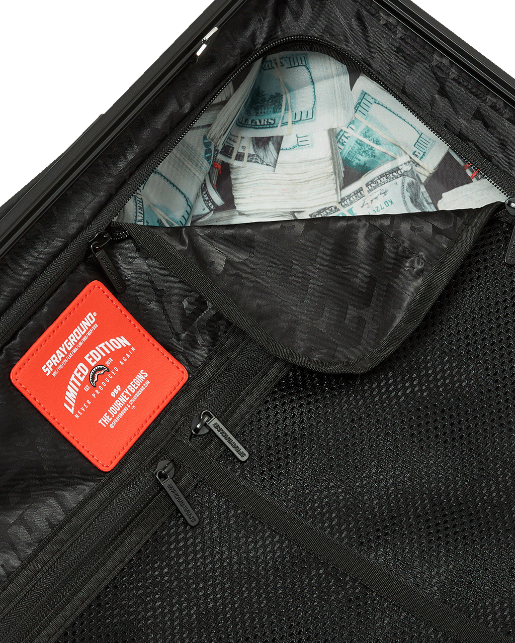 BILLIONS IN THE BANK HARD SHELL CARRY-ON LUGGAGE