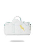 CLOUDY WITH A CHANCE OF SHARK DUFFLE