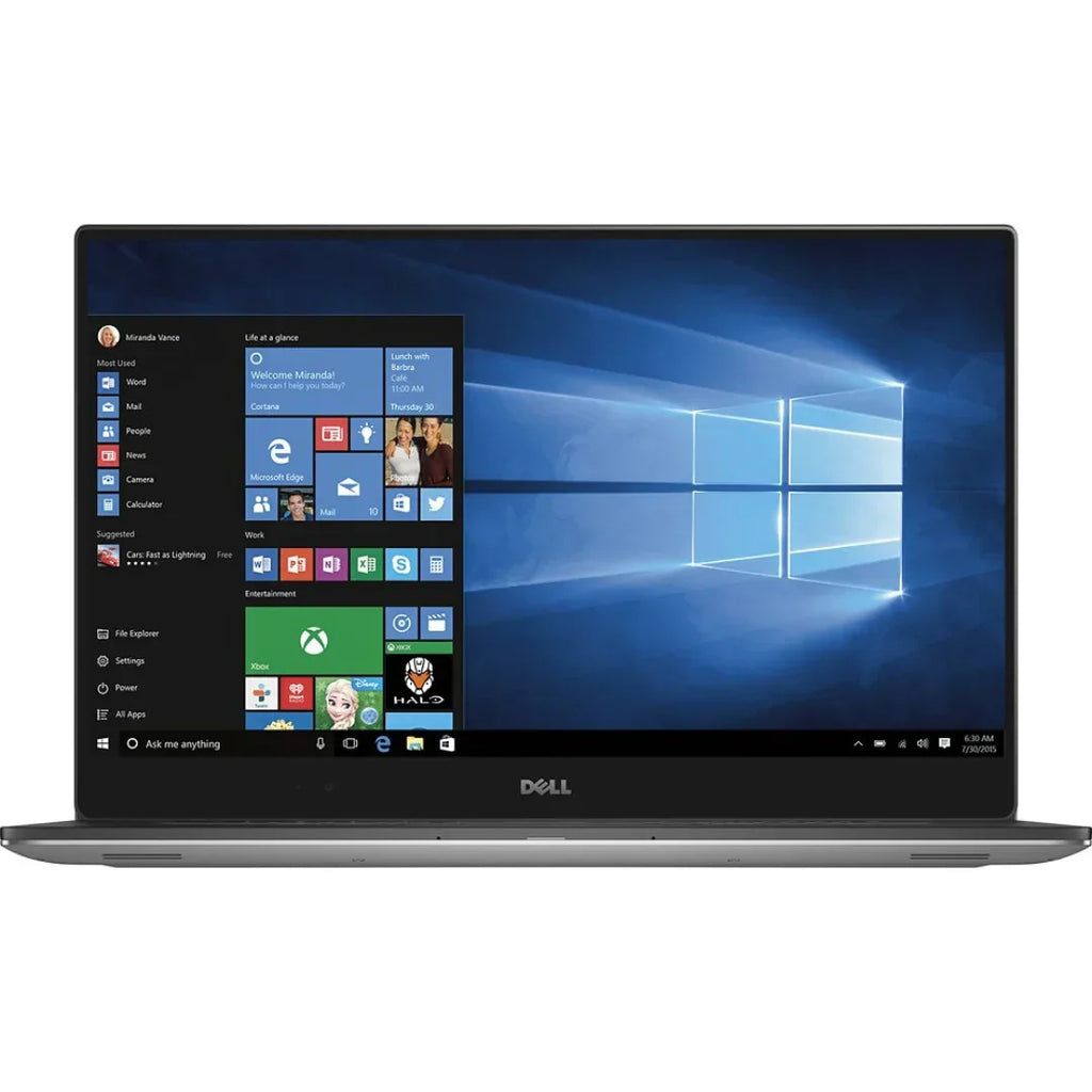Dell - XPS 15.6"" 4K Ultra HD Touch-Screen Laptop -  i7 - 16GB RAM - 1TB SSD - Silver - XPS9550-10000SLV