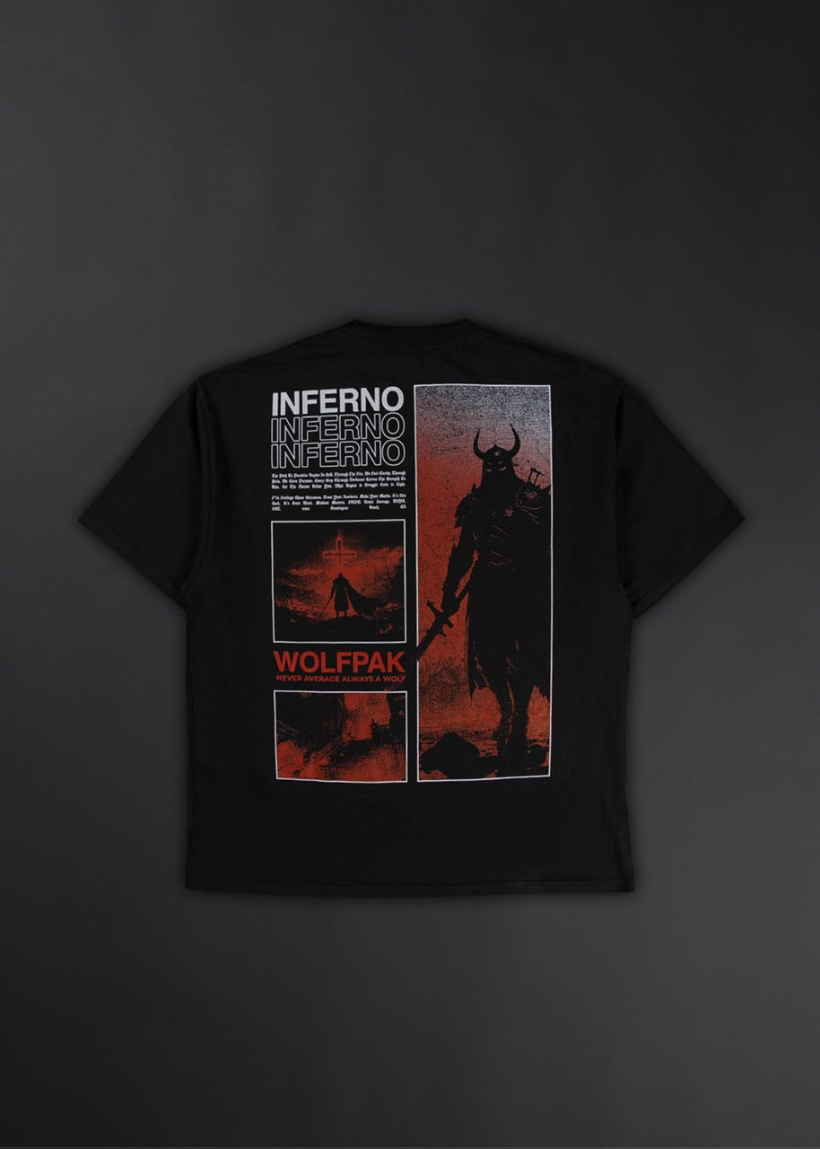 "Into The Abyss" Dante's Inferno Graphic T-Shirt