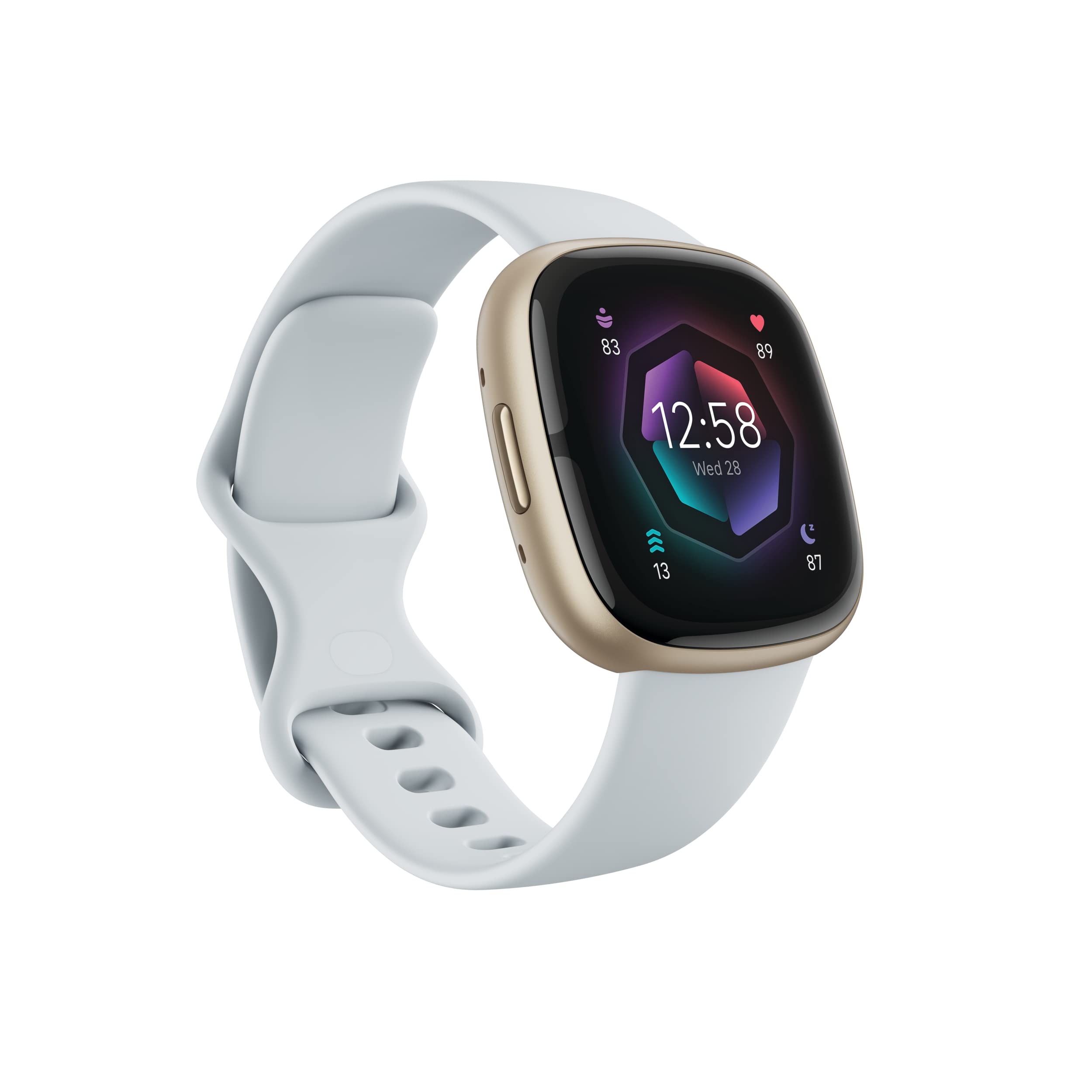 Fitbit - Sense 2 Advanced Health Smartwatch - Pale Gold - FB521GLBM-US