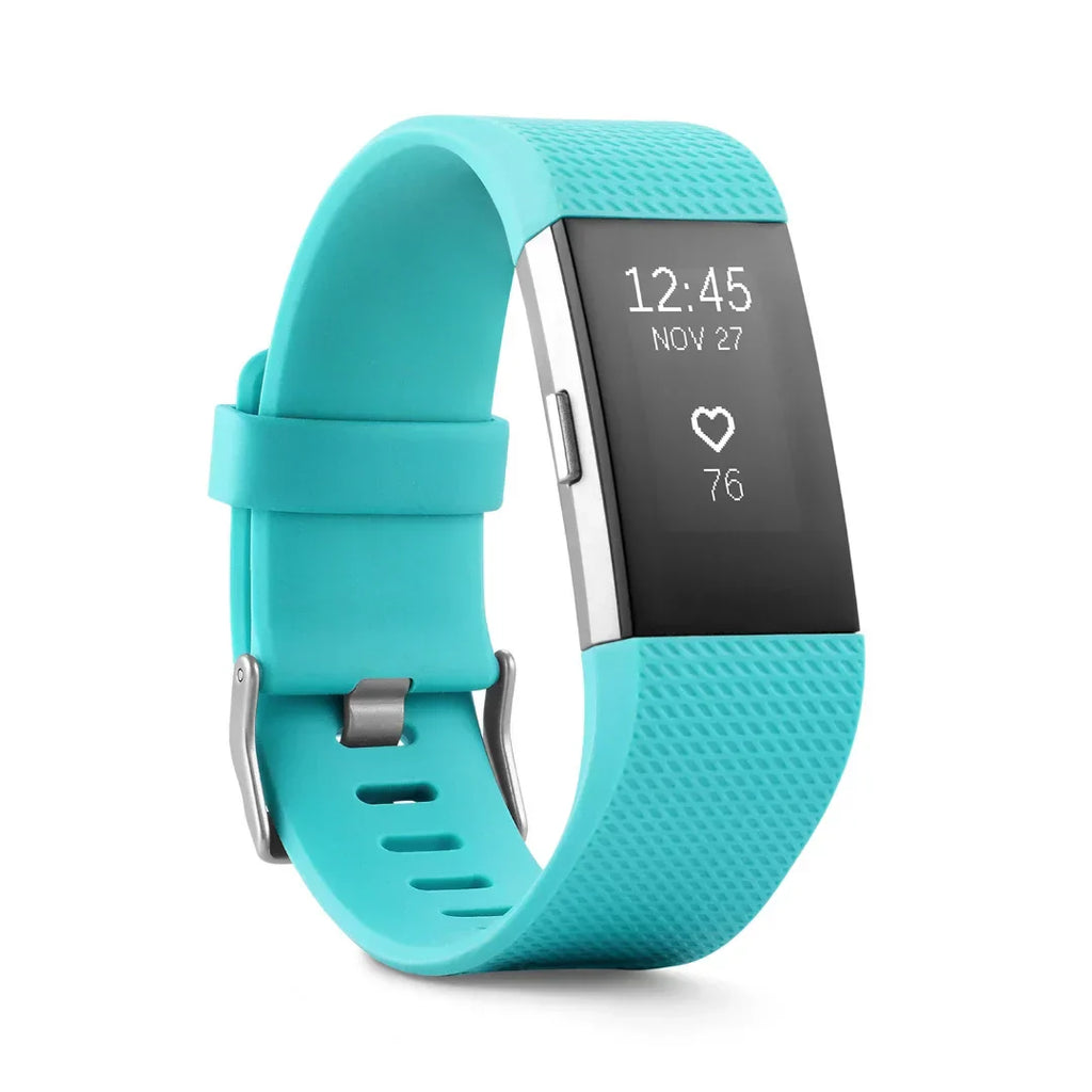 Fitbit Charge 2 Fitness Tracker ? Small ? Teal ? FB407STES