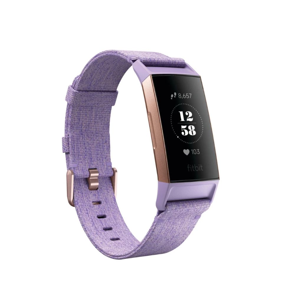 Fitbit , Charge 3 Special Edition Activity Tracker - Lavender/ Rose - FB410RGLV