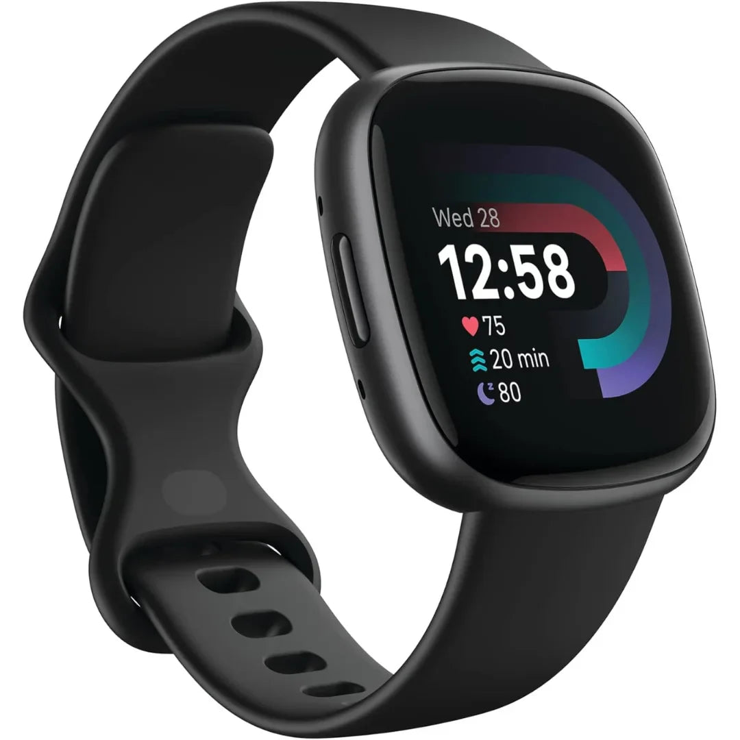 Fitbit Versa 4 Smartwatch ? Graphite (FB523BKBK-US)