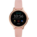 Fossil Gen 5E 42mm Stainless Steel Case with Pink Silicone Strap - FTW6066