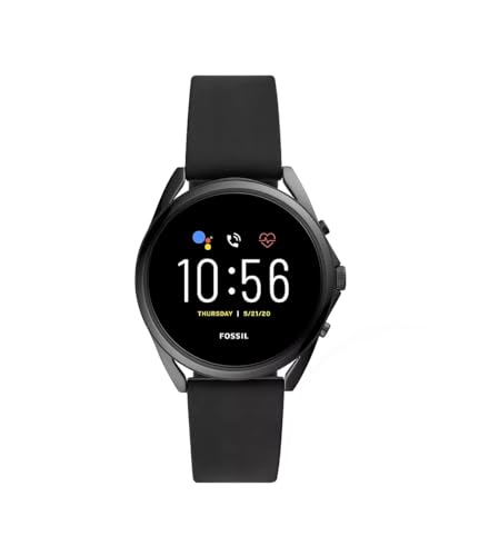 Fossil Gen 5 LTE Black Silicone Smartwatch - FTW40531F