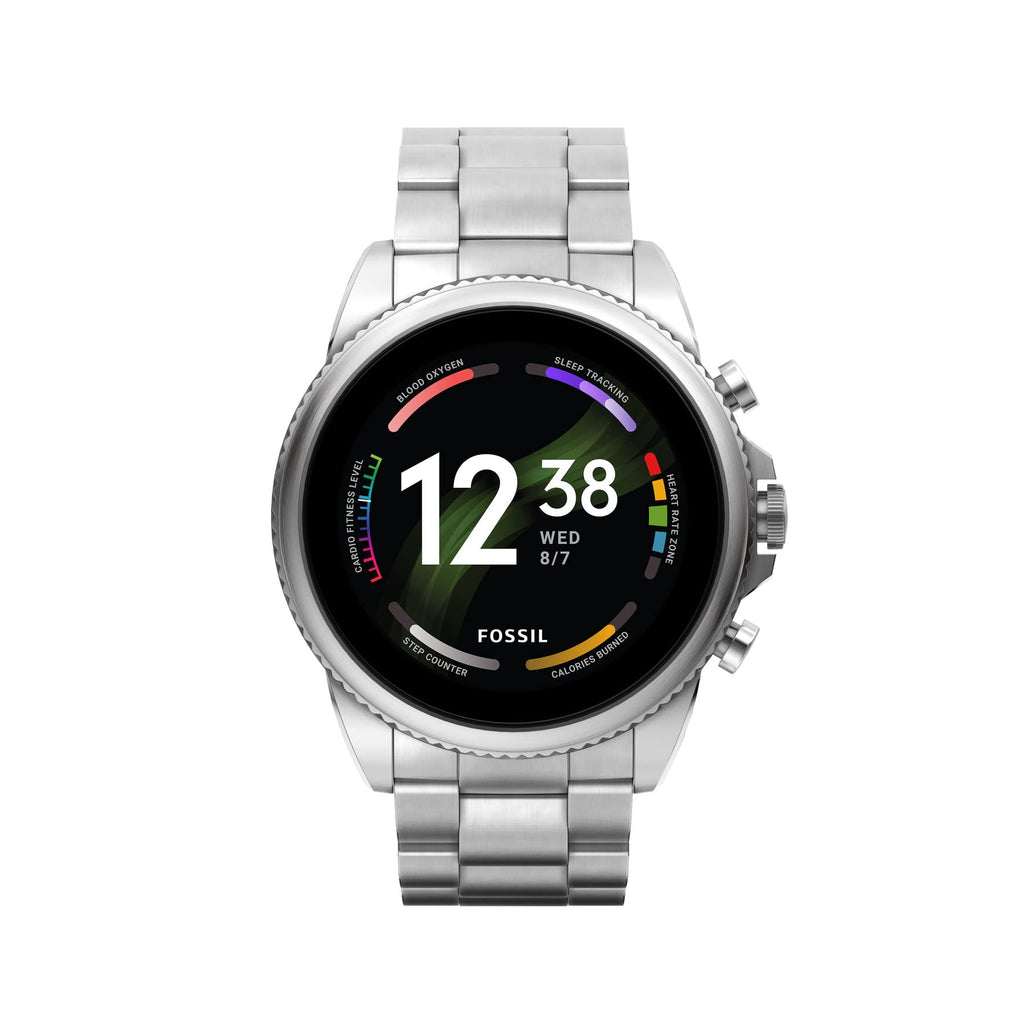 Fossil Gen 6 44mm Stainless Steel Smartwatch w/ Stainless Steel Band - FTW4060V
