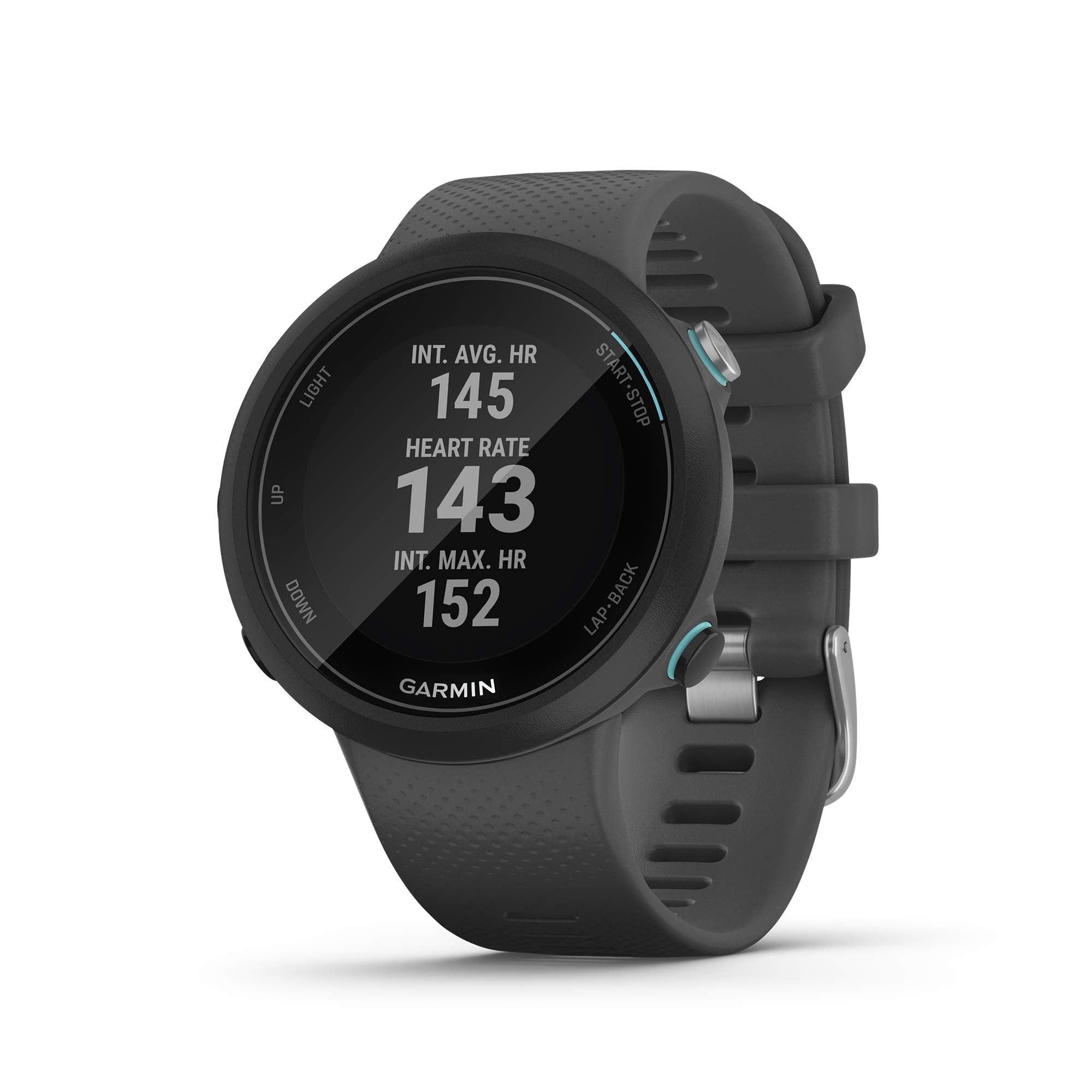 Garmin - Swim 2 Smartwatch 42mm Fiber-Reinforced Polymer - Slate - 010-02247-00