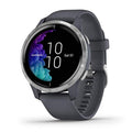 Garmin - Venu Smartwatch 43mm Fiber-Reinforced Polymer - Granite Blue - 010-02173-01