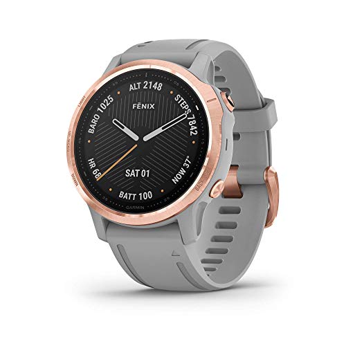 Garmin - f?nix 6S Sapphire GPS Smartwatch 42mm  - Rose Gold - 010-02159-20
