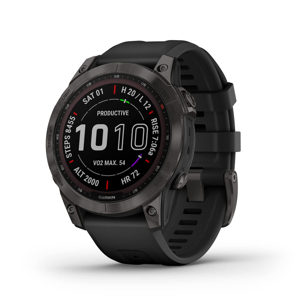 Garmin fenix 7 Solar GPS Smartwatch 47mm - Slate Gray - 010-02540-10
