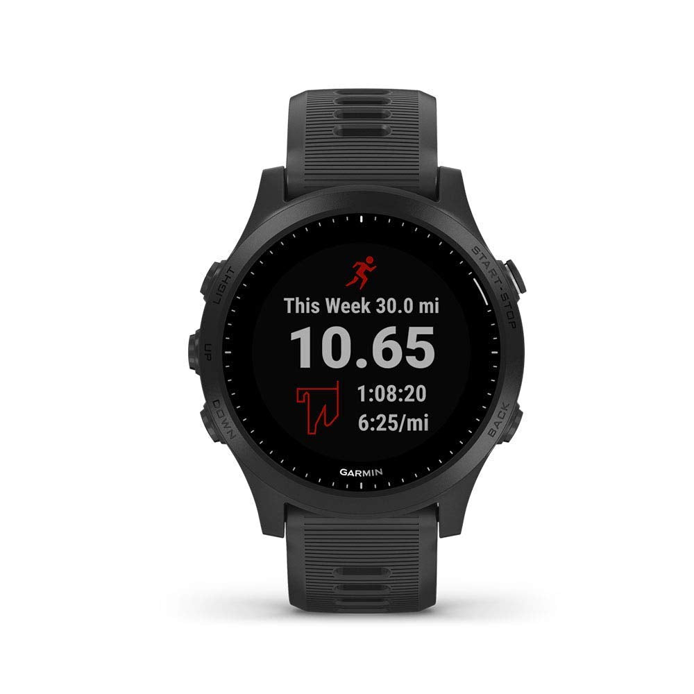 Garmin Forerunner 945, Premium GPS Running/Triathlon Smartwatch with Music, Black - 010-02063-00