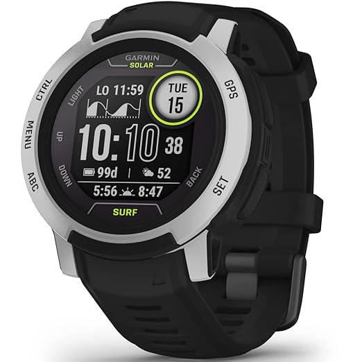 Garmin Instinct 2 Solar Smartwatch Surf Edition - Black - 010-02627-15