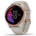 Garmin Venu GPS Smartwatch - Light Sand with Rose Gold - 010-N2173-21