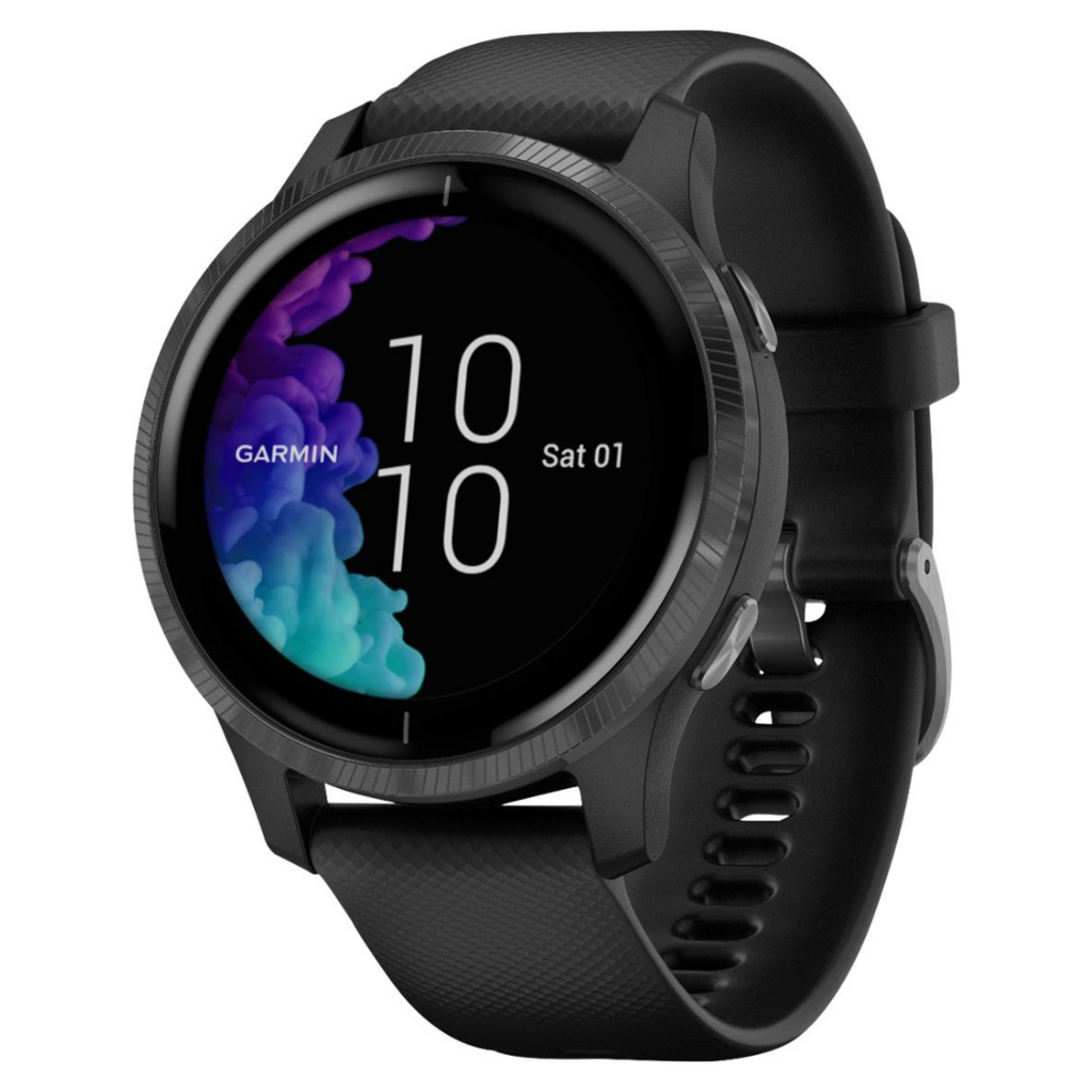 Garmin Venu GPS Smartwatch 43mm Fiber-Reinforced Polymer - Black - 010-02173-11