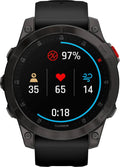 Garmin epix (Gen 2) GPS Smartwatch ? 47mm ? Fiber-Reinforced Polymer with Titanium Bezel ? 010-02582-10