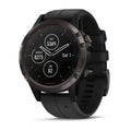 Garmin fenix 5 Plus, Carbon Gray DLC Titanium with Black Silicone Band - 010-01988-20