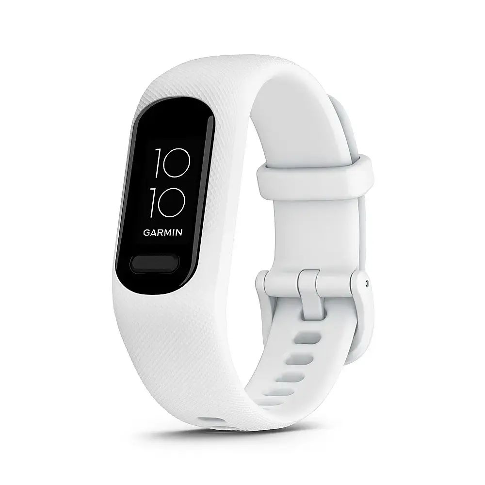 Garmin v¡vosmart 5 Smart Fitness Tracker + Heart Rate ? Small/Medium ? White ? 010-02645-01
