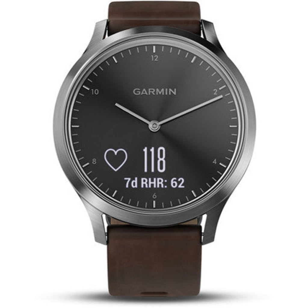 Garmin vivomove HR Premium Hybrid Smartwatch - Silver - 010-01850-14