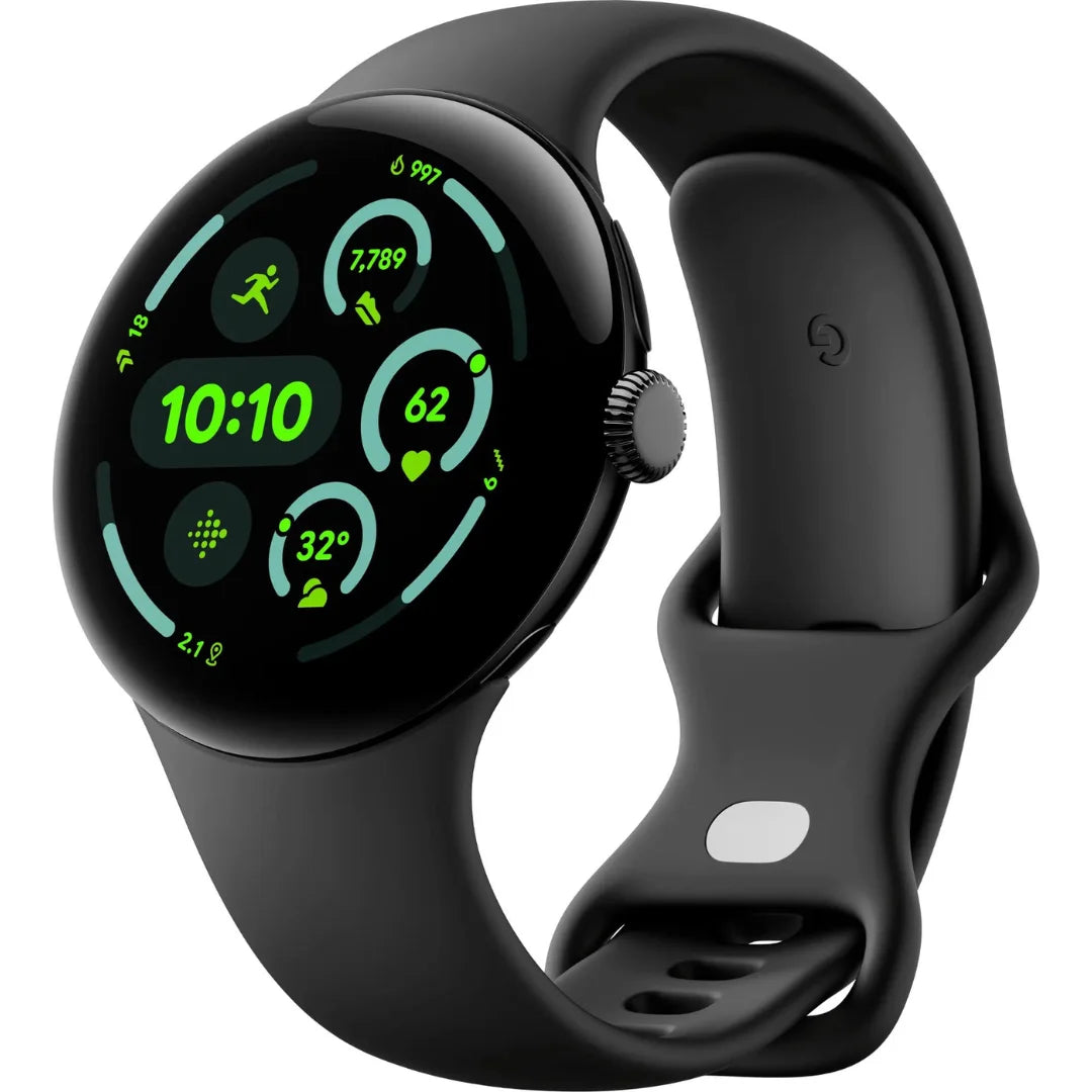 Google Pixel Watch 3 (Wi-Fi) ? 45mm Matte Black Case with Obsidian Band ? GA05785-US
