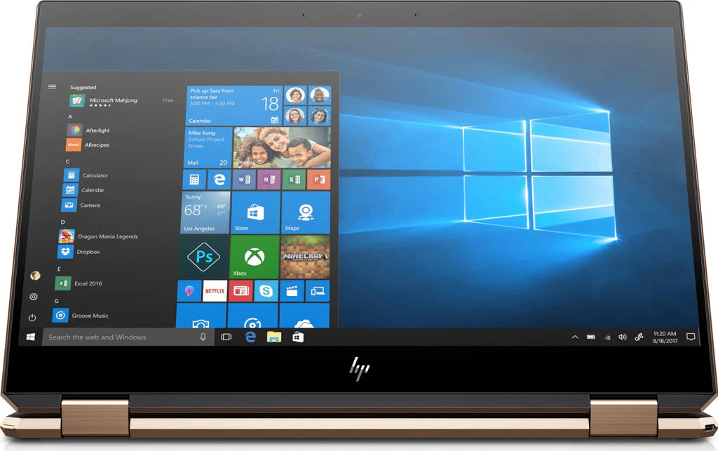 HP Spectre x360 15.6" 4K - i7-8565U - 16GB RAM - NVIDIA GeForce MX150 - 512GB SSD + 32GB Optane - 15-df0069nr