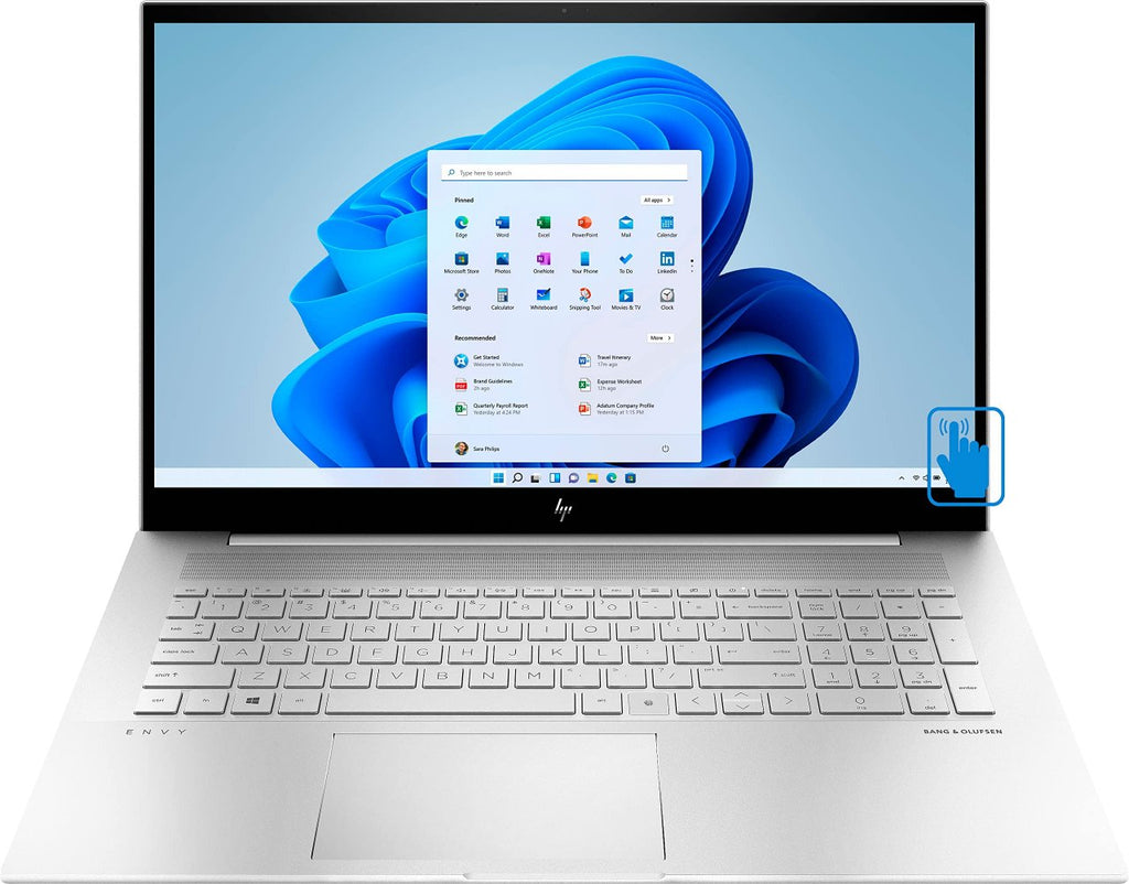 HP Envy - 17.3" FHD - i7-1195G7 - 32GB RAM - 512GB SSD - Silver - 17-ch1000-i71195G7-32-512