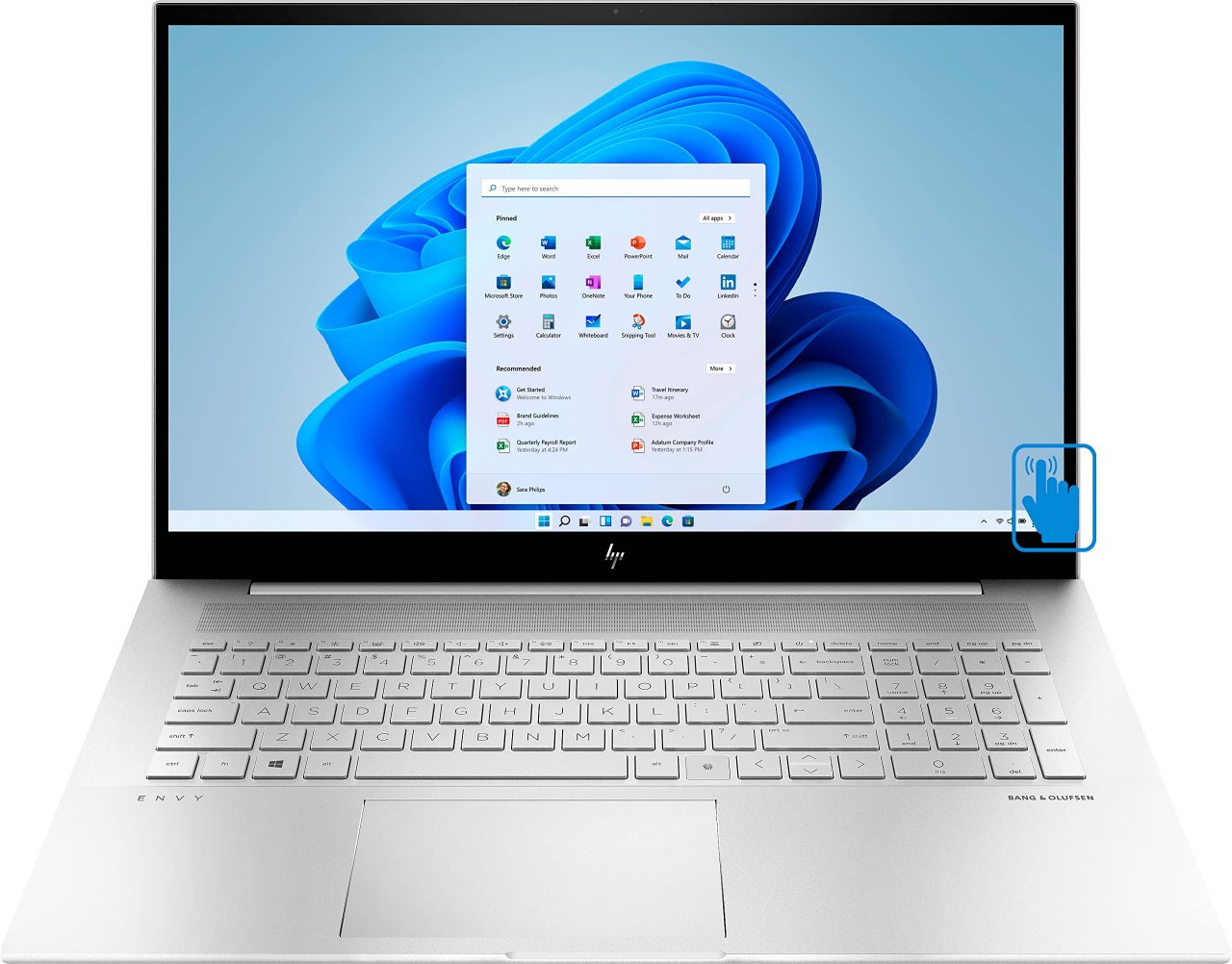 HP Envy - 17.3" FHD - i7-1195G7 - 32GB RAM - 512GB SSD - Silver - 17-ch1000-i71195G7-32-512