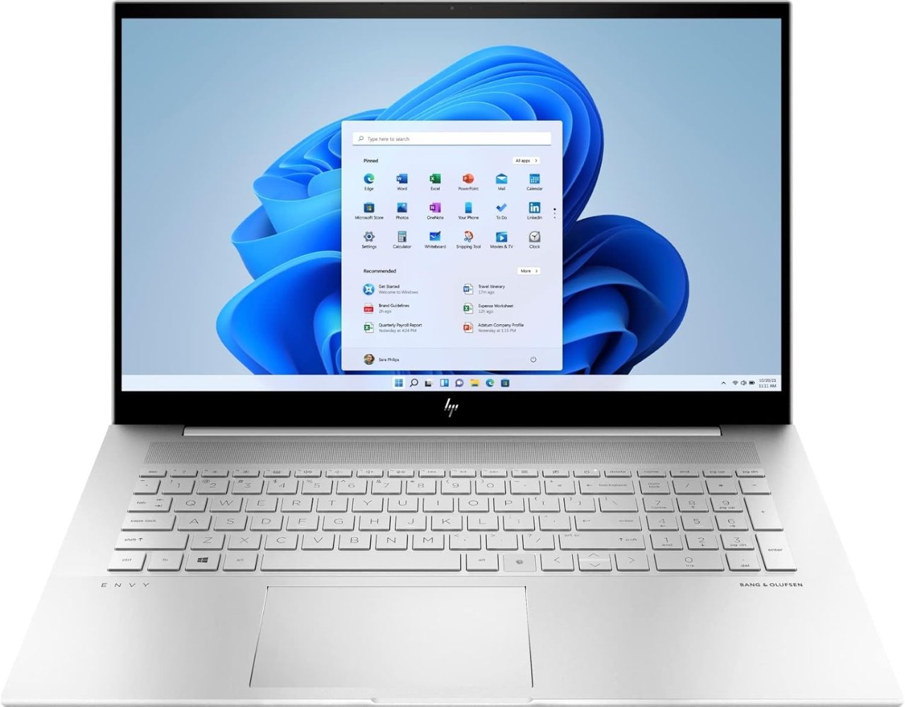 HP Envy 17.3" FHD - i7-1165G7 - 32GB RAM-1TB SSD - Silver - 17-ch0000