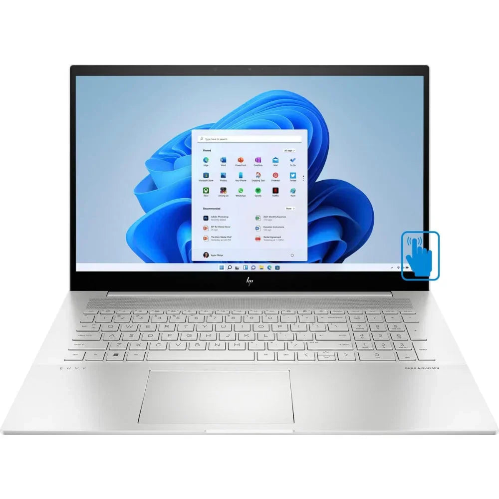 HP Envy 17.3" Laptop - i7-1260P - 12GB RAM - 512GB SSD - Natural Silver - 17-cr0013dx
