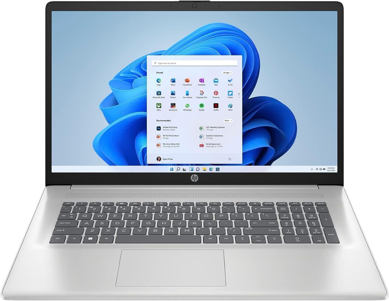HP Laptop - i7-1355U - 16GB RAM - 1TB SSD - Silver - 17-by4063cl