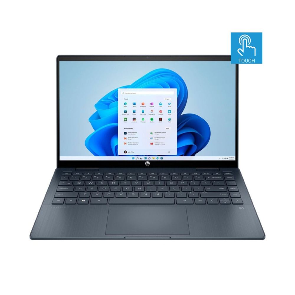 HP Pavilion x360 - i5-1235U - 8GB RAM - 512GB SSD - Space Blue - 14-ek0073dx