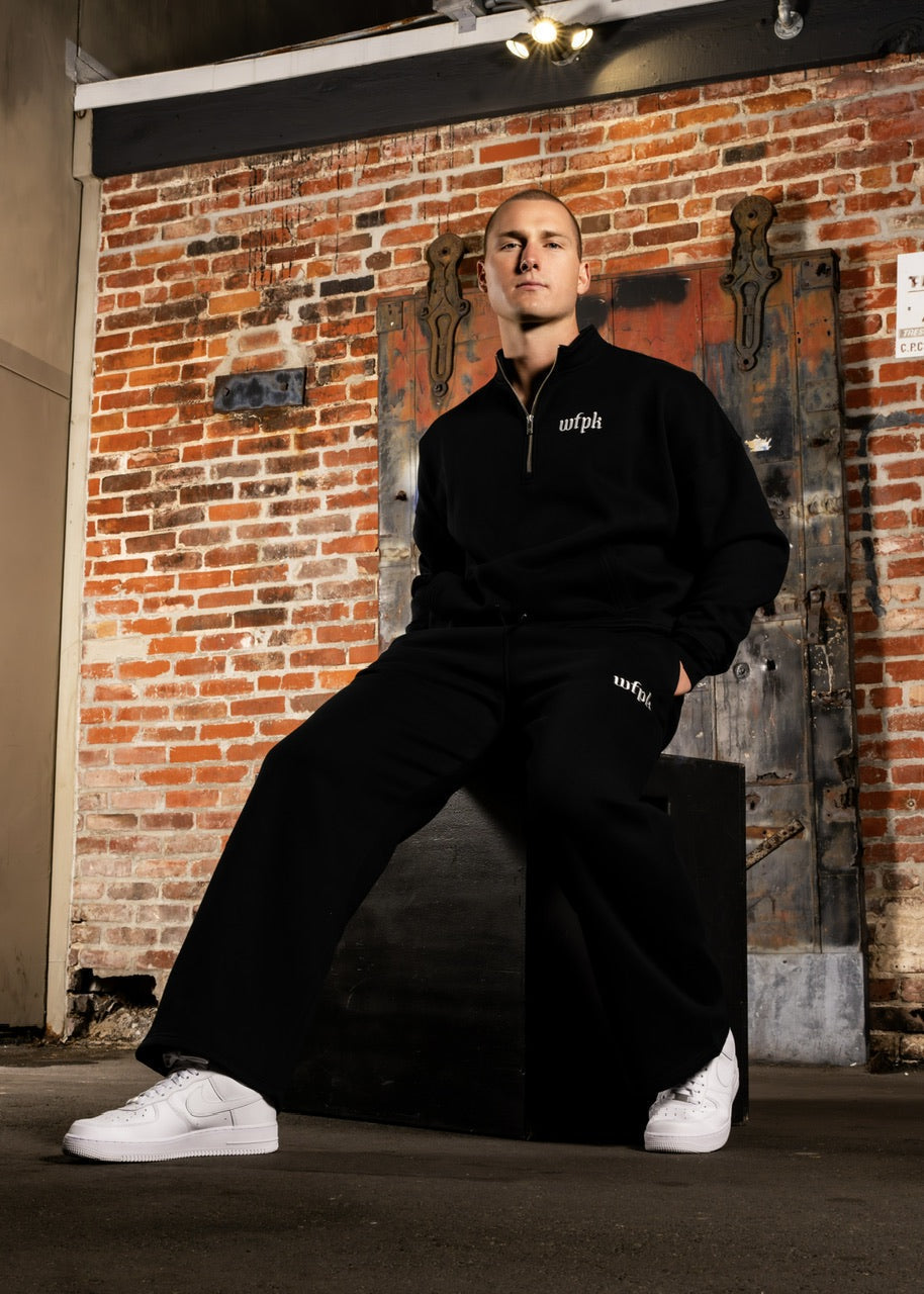 Gothic Black Quarter Zip (SALE)