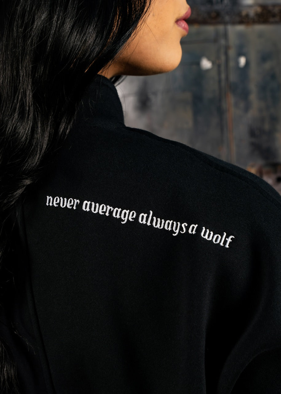 Gothic Black Quarter Zip (SALE)
