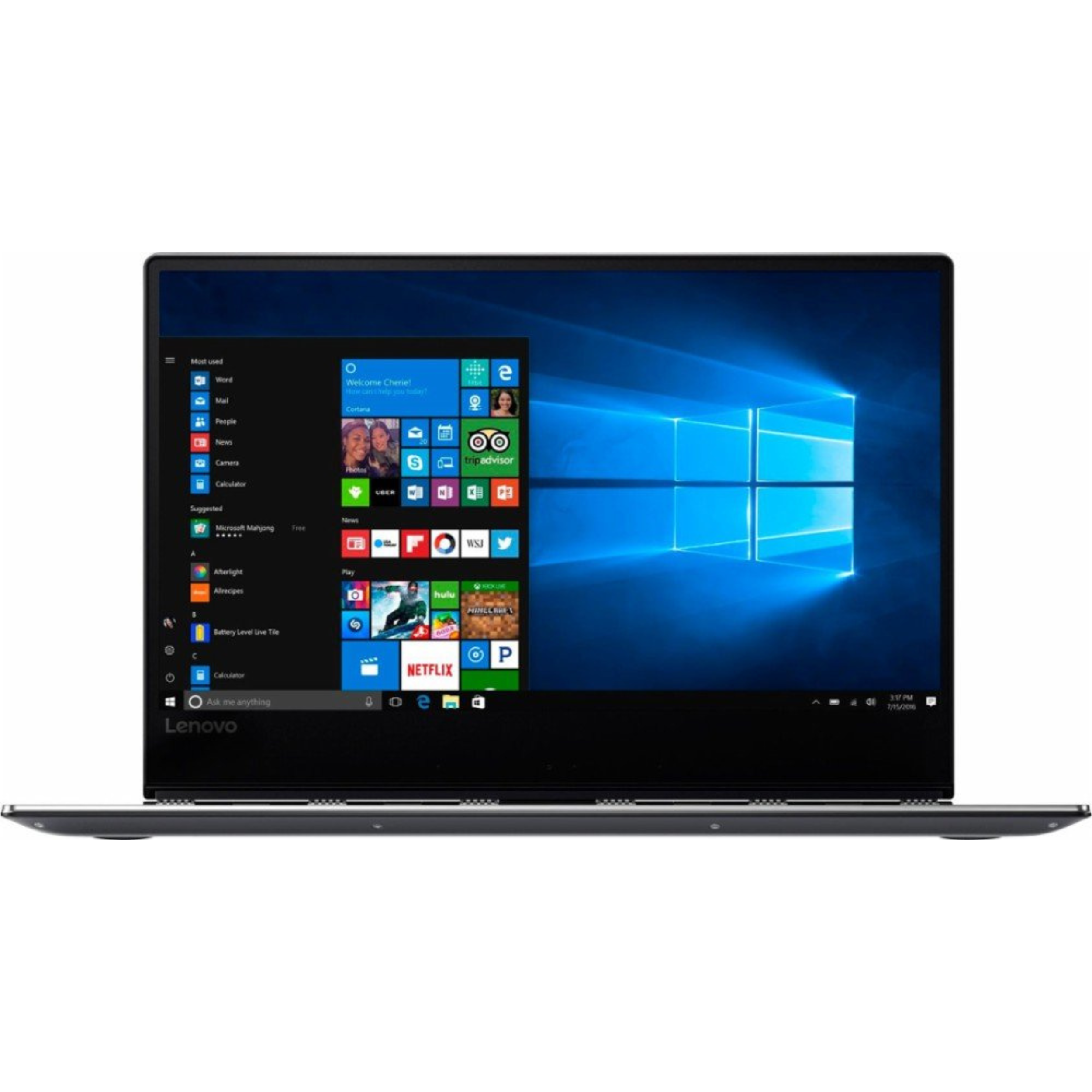 Lenovo - Yoga 910 2-in-1 14" - Intel Core i7 - 8GB RAM - 256GB SSD - Silver - 80VF002JUS