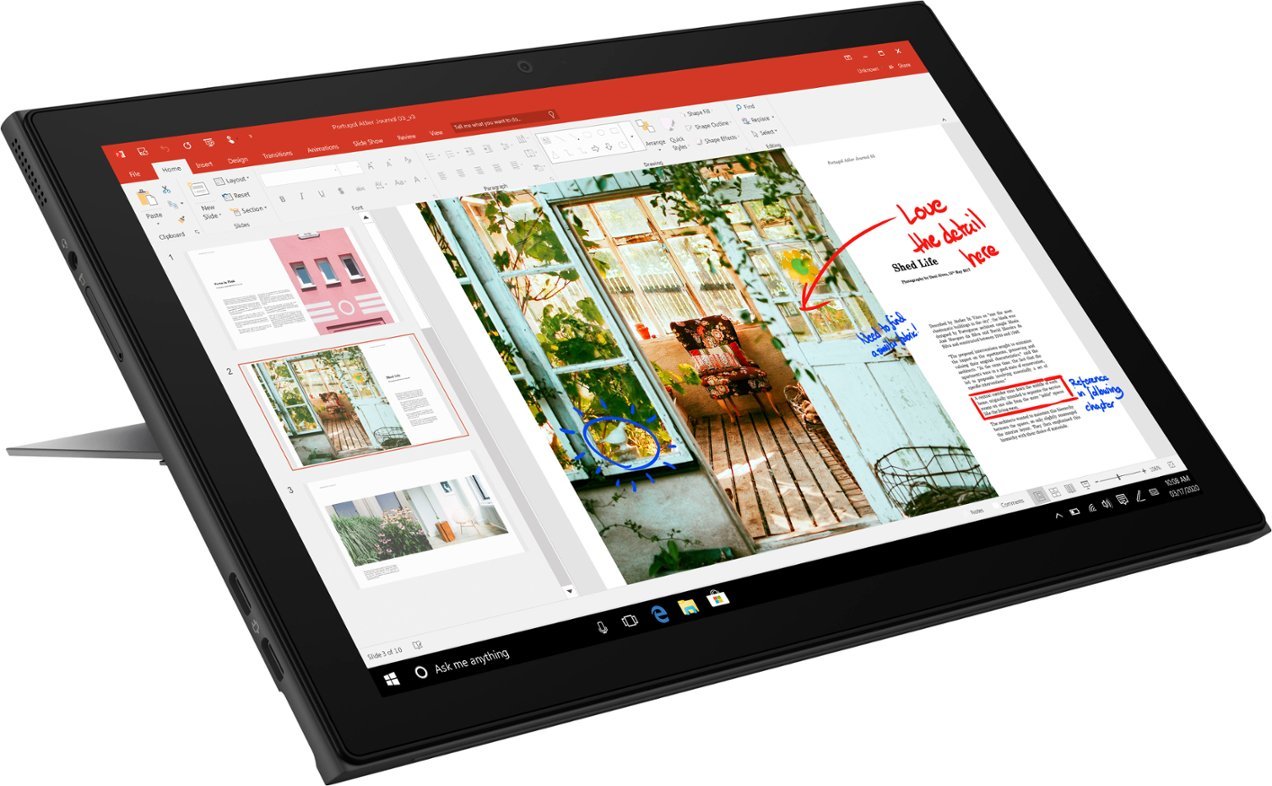 Lenovo IdeaPad Windows Duet 3i - 10.3" FHD+ Touch 2-in-1 Tablet - Celeron N4020 - 4GB RAM - 82AT00F2US (Keyboard Not Included)