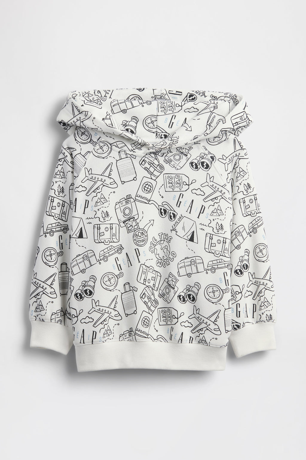 GAP X B??IS Doodle Hoodie in Optic White