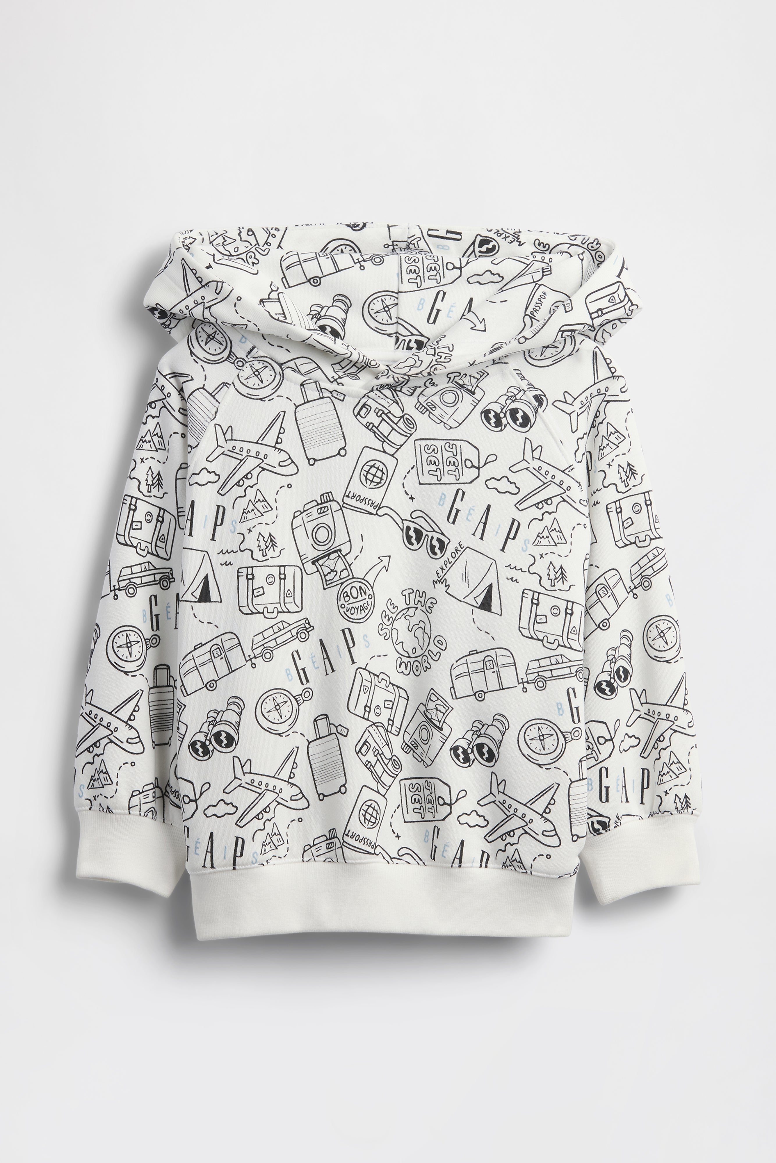 GAP X B??IS Doodle Hoodie in Optic White