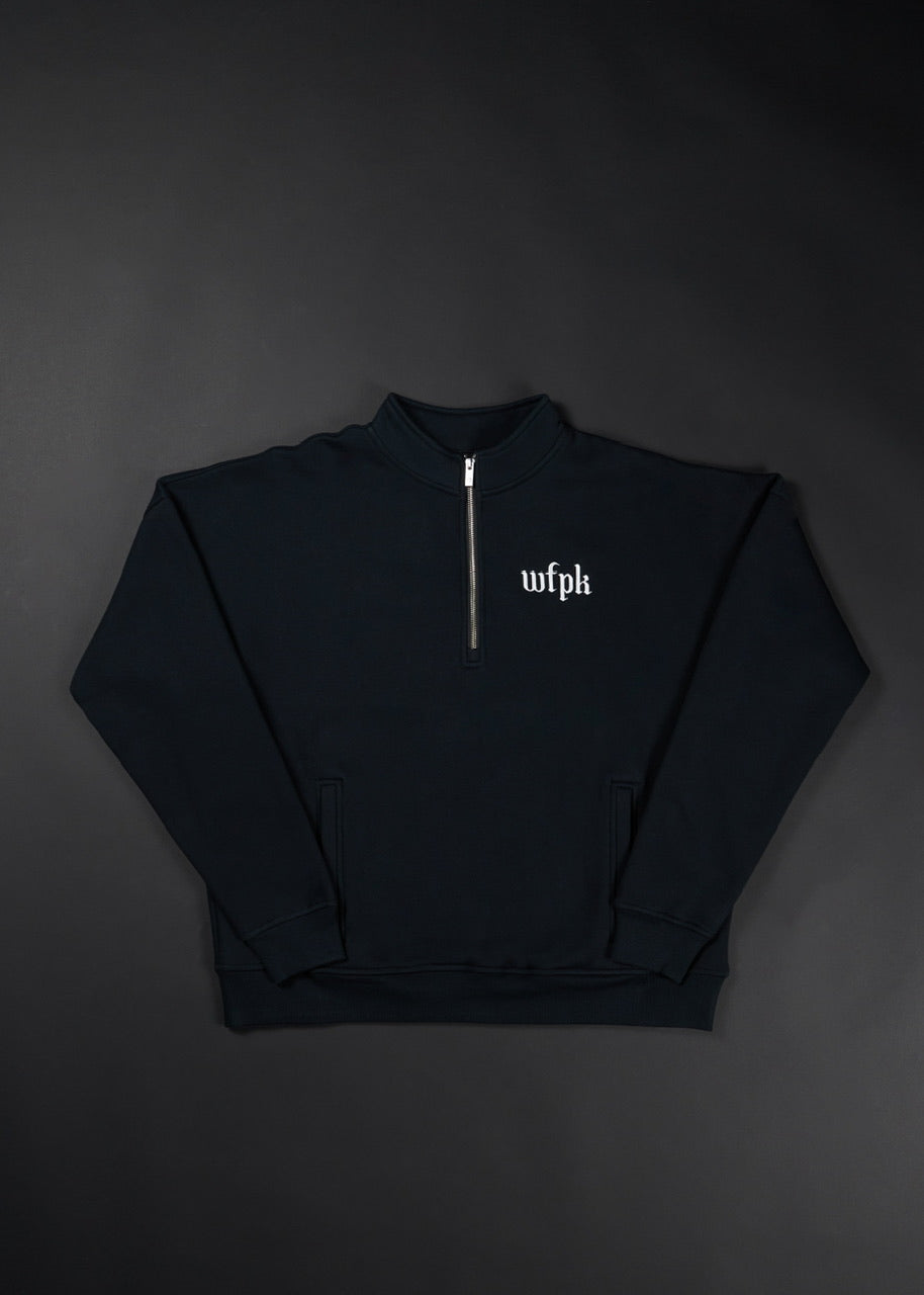 Gothic Black Quarter Zip (SALE)