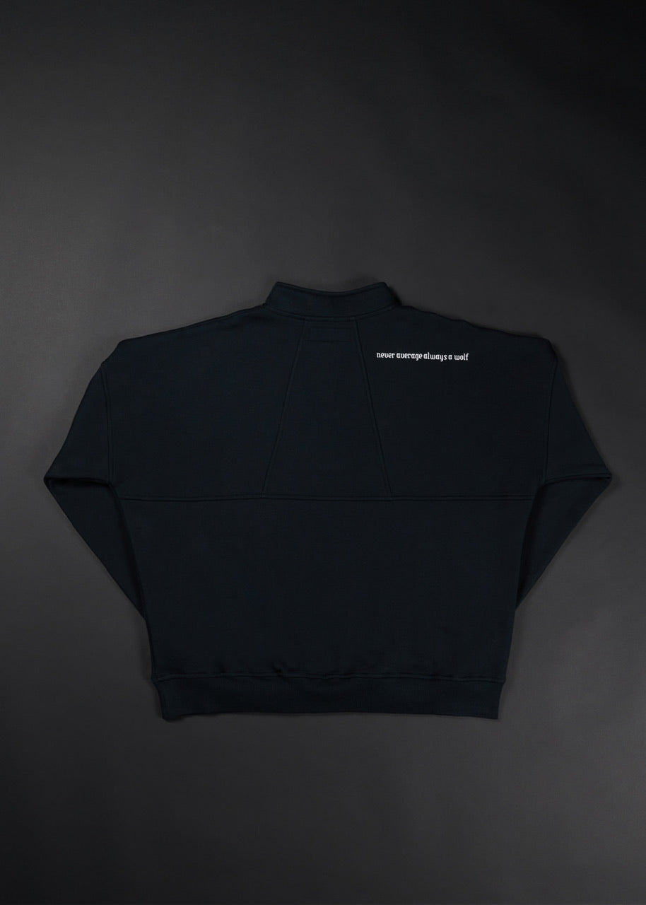 Gothic Black Quarter Zip (SALE)